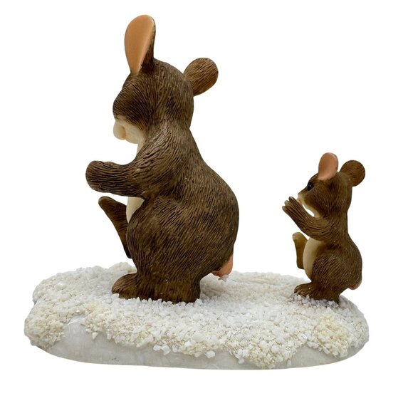 Charming Tails Follow In My Footsteps Mice Dean Griff 87473 Fitz And Floyd Vtg - Picture 9 of 10